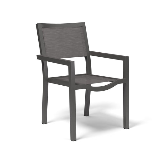 Vegas Aluminum Made Stackable Sling Outdoor Dining Chair (Set of 2)