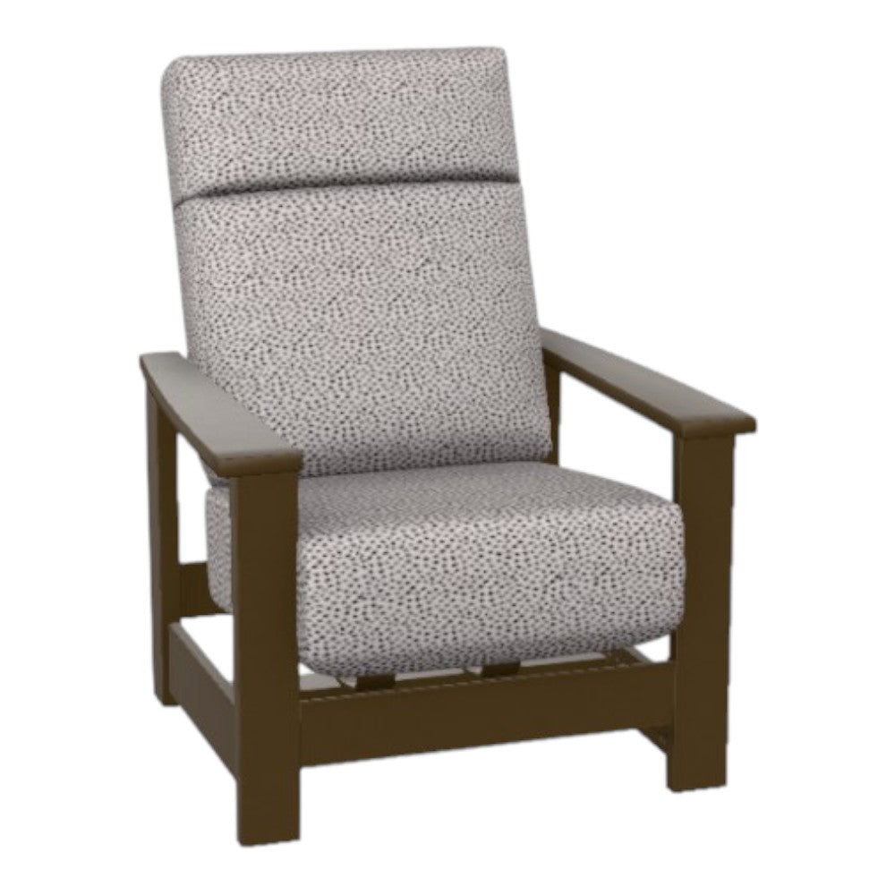 Telescope Leeward Deep Seat High Back Hidden Motion Outdoor Arm Chair