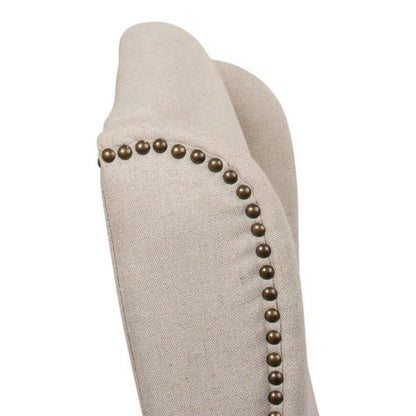 High Velvet Armless Dining Chair 2PC - LOOMLAN - Sarreid - Dining Chairs