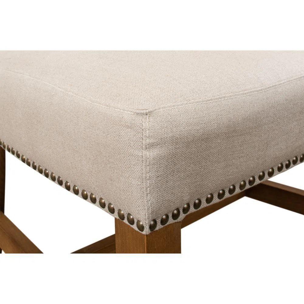 High Velvet Armless Dining Chair 2PC - LOOMLAN - Sarreid - Dining Chairs