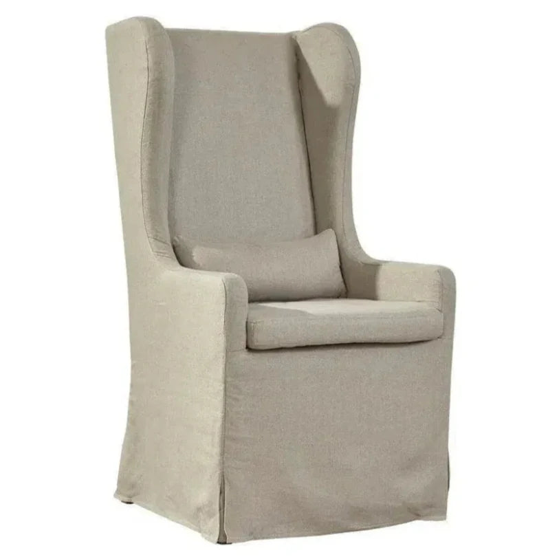 Furniture Classics Highback Linen Host Dining Chair Set of 2