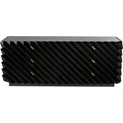 Noir Hikaru Six Drawers Wood Dresser