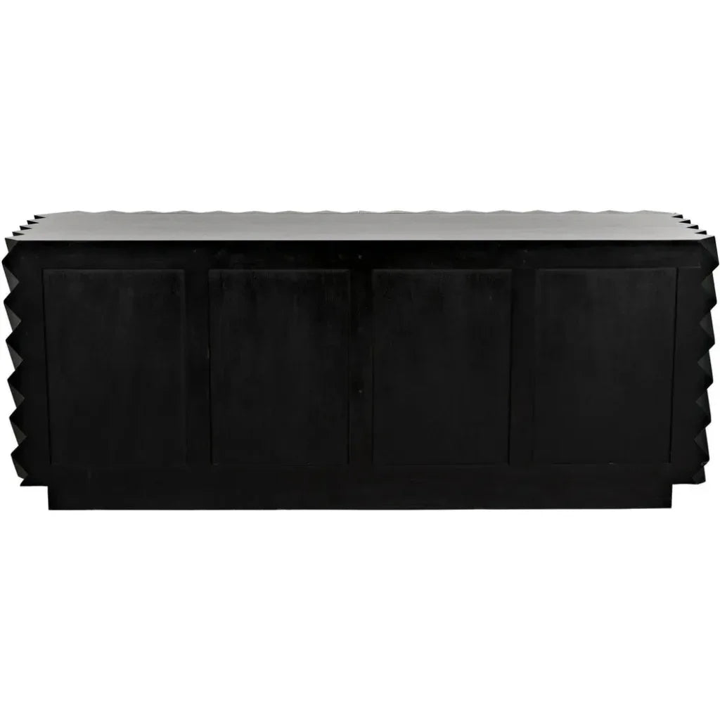 Noir Hikaru Six Drawers Wood Dresser