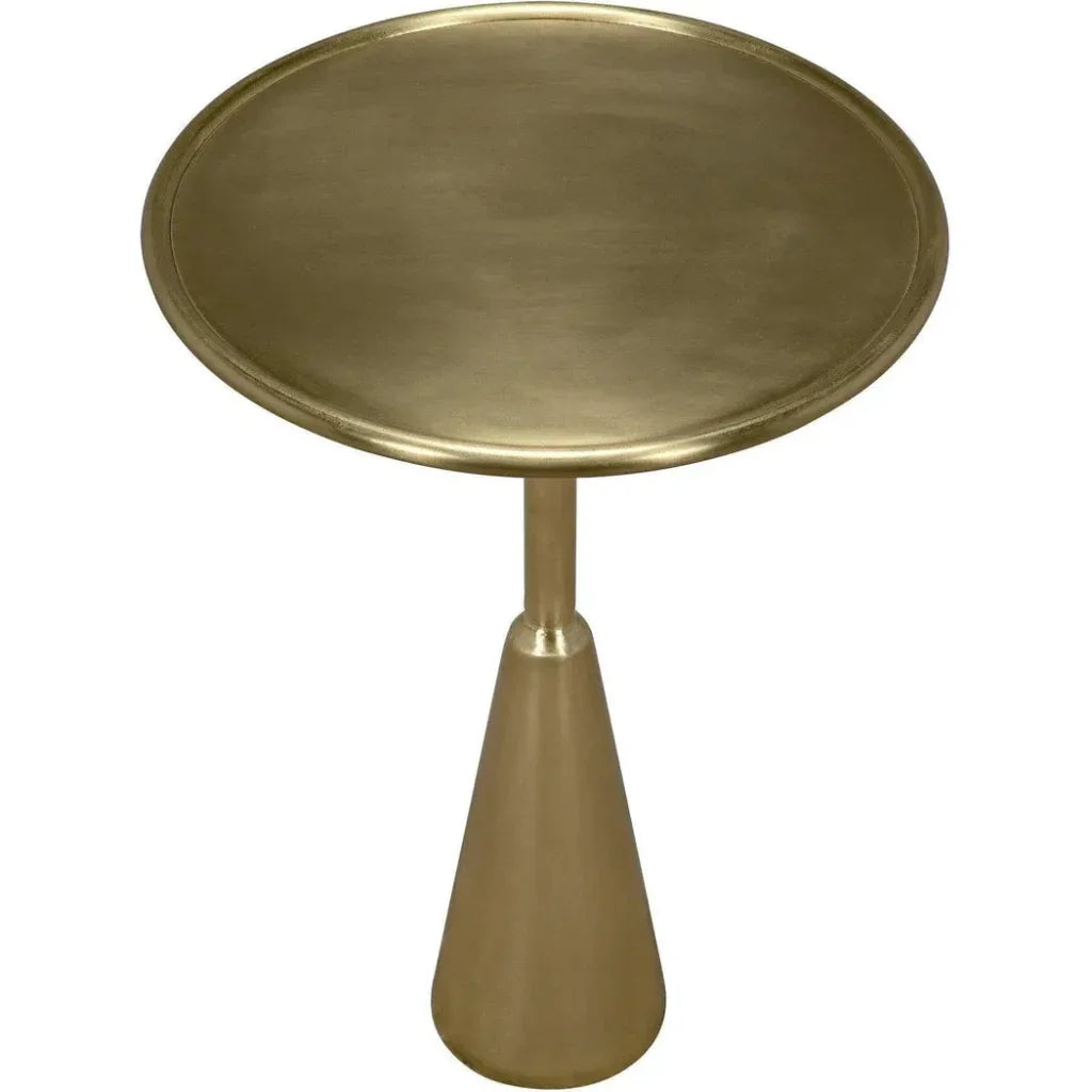 Noir Hiro Handmade Round Side Table