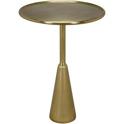 Noir Hiro Handmade Round Side Table