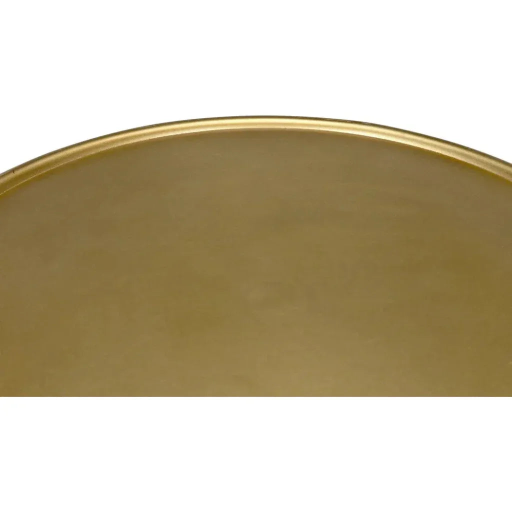 Noir Hiro Handmade Round Side Table