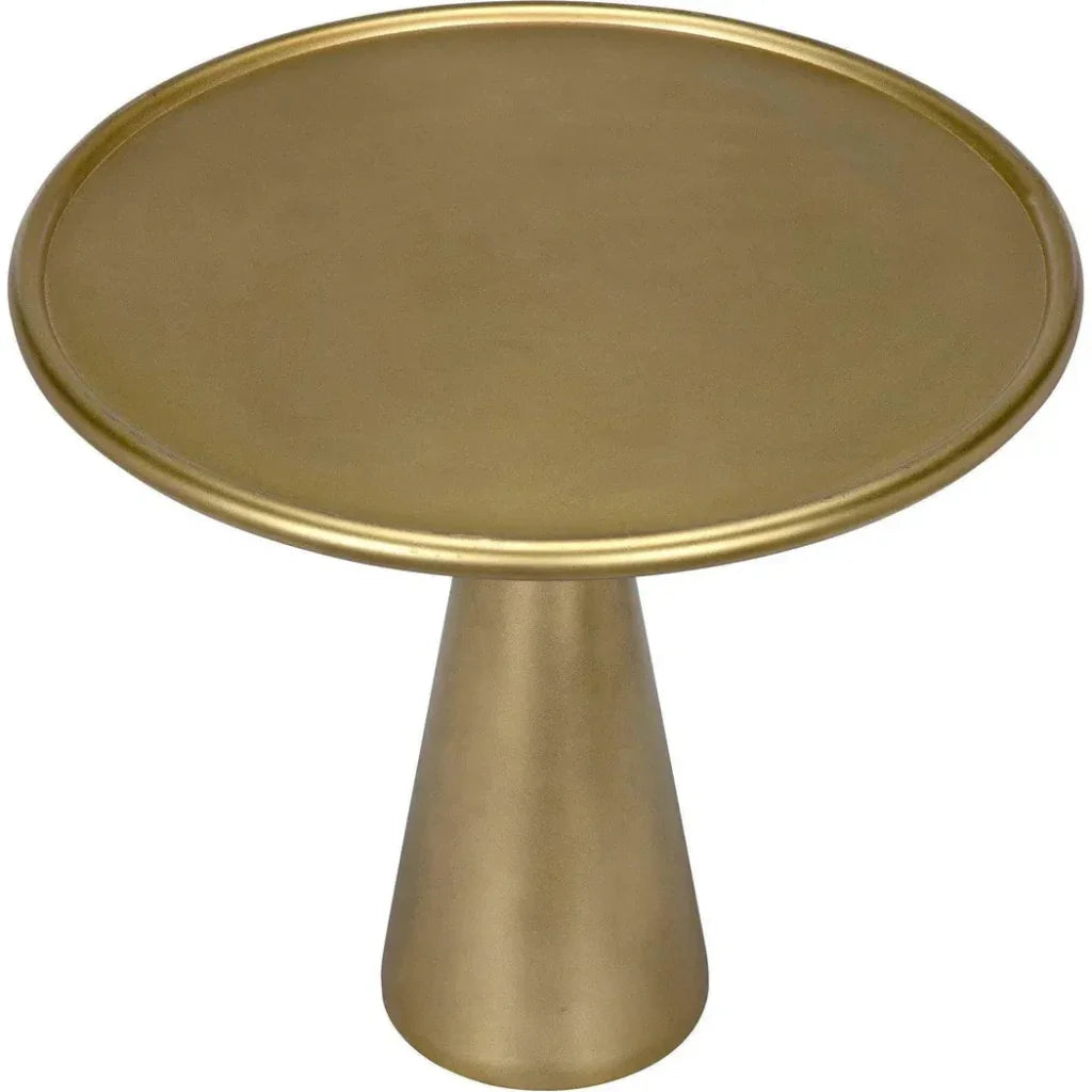 Noir Hiro Handmade Round Side Table