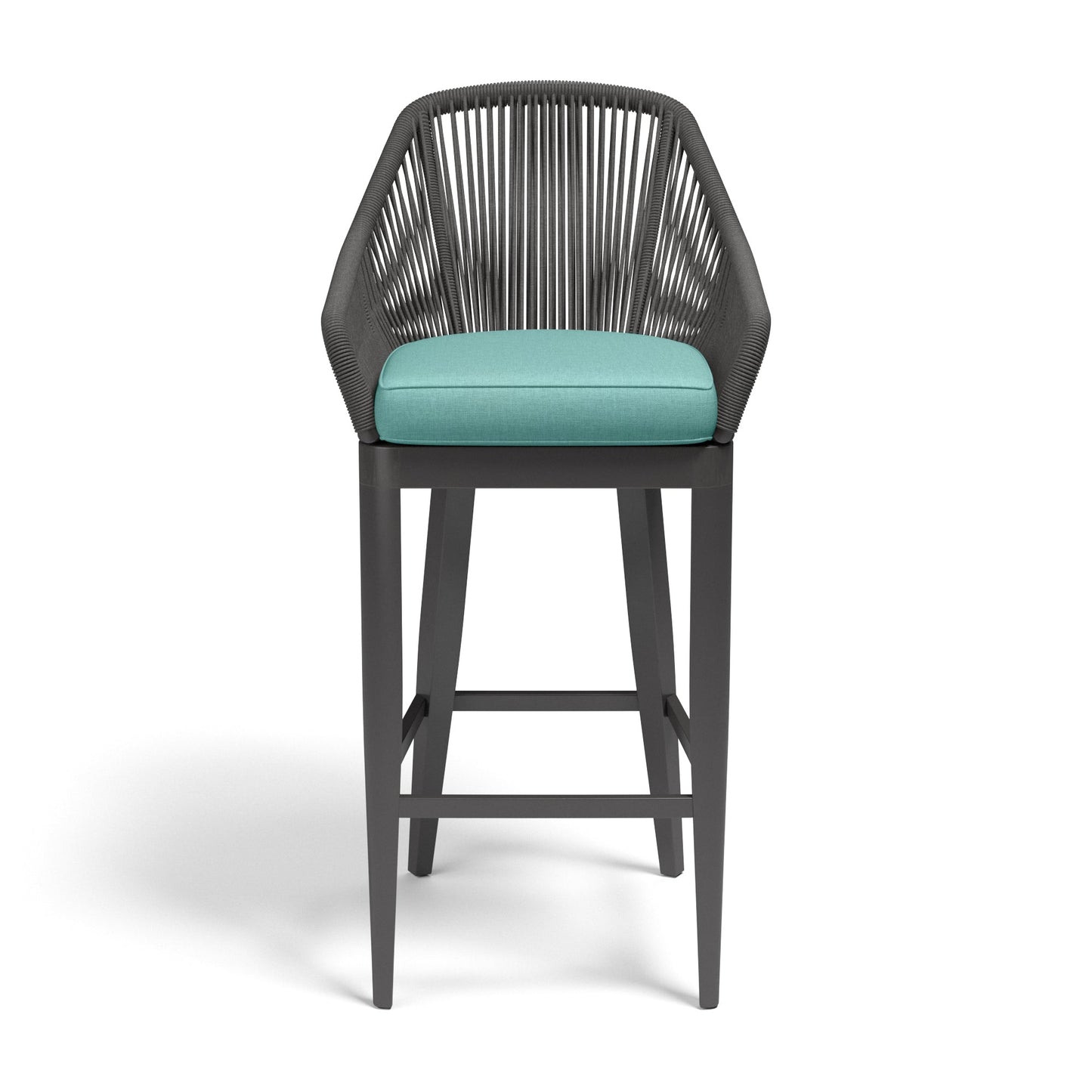 Milano Sunbrella Upholstered Weatherproof Elegance Outdoor Bar Stool