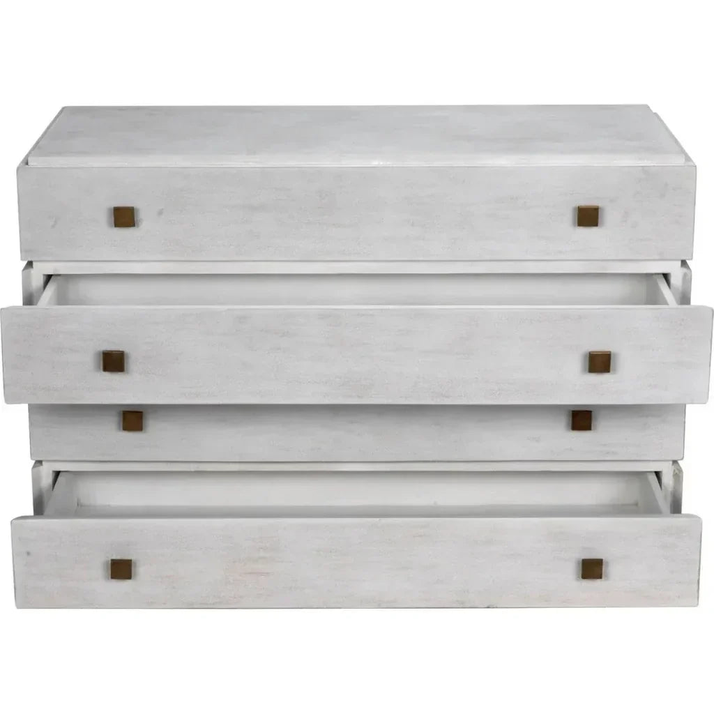 Noir Hofman Four Drawers Wood Dresser