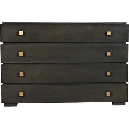 Noir Hofman Four Drawers Wood Dresser