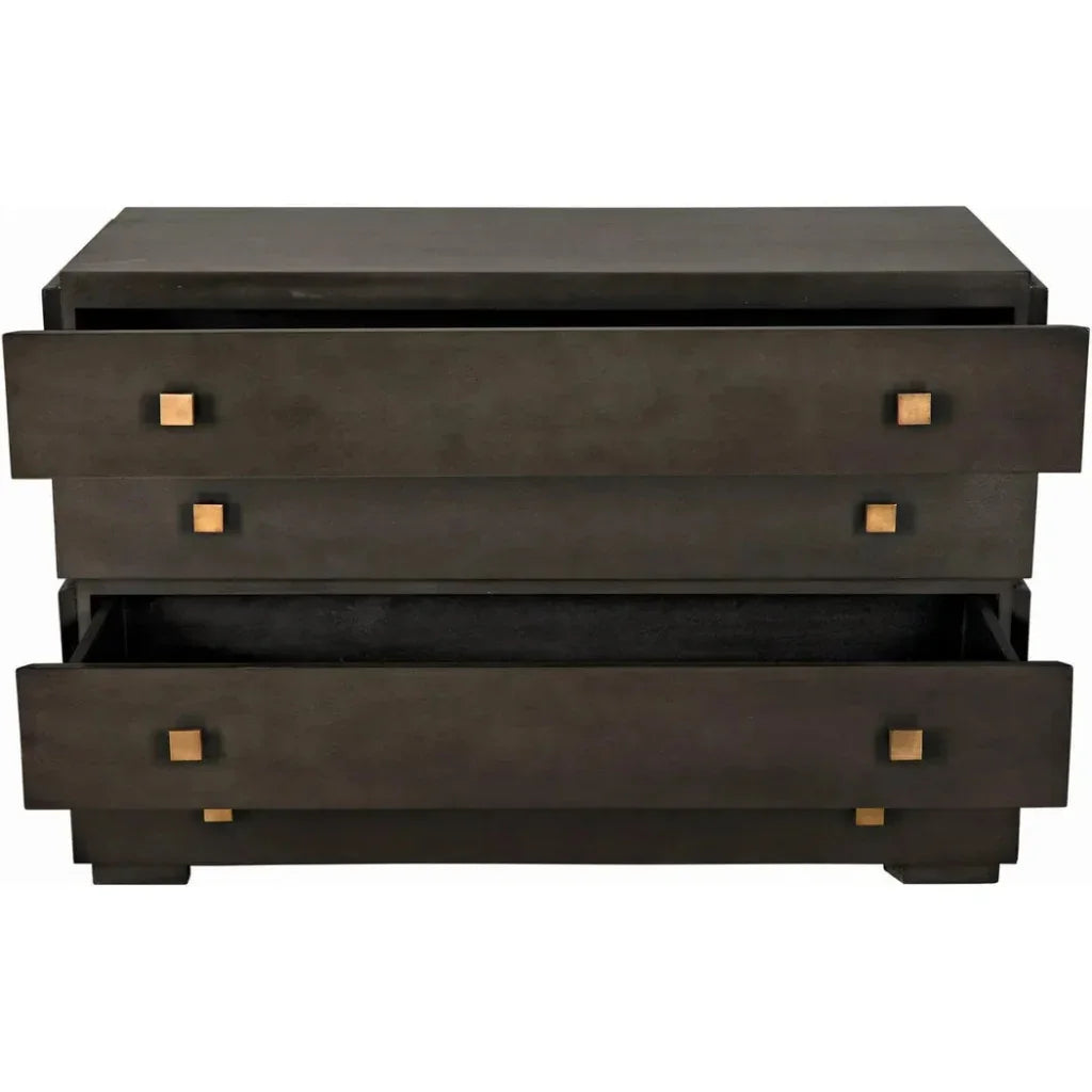 Noir Hofman Four Drawers Wood Dresser