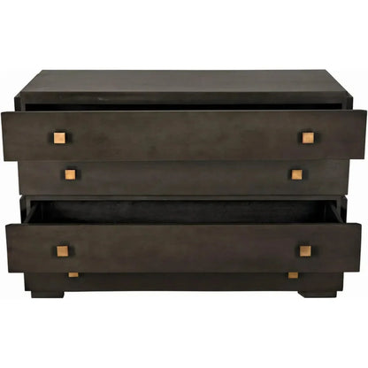 Noir Hofman Four Drawers Wood Dresser