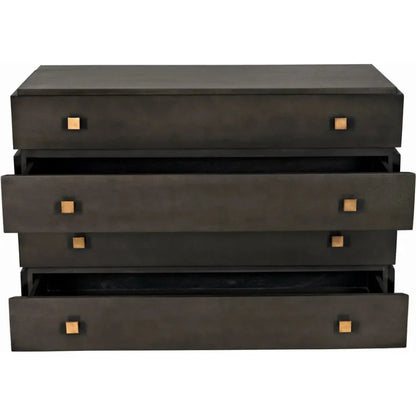 Noir Hofman Four Drawers Wood Dresser