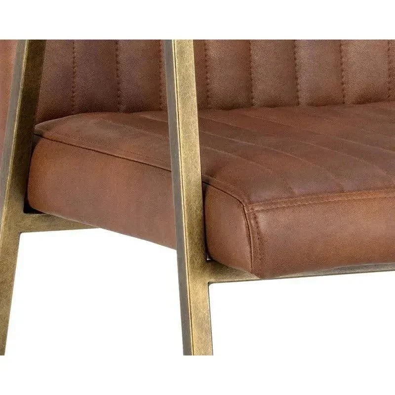SUNPAN Homer Leather Dining Armchair