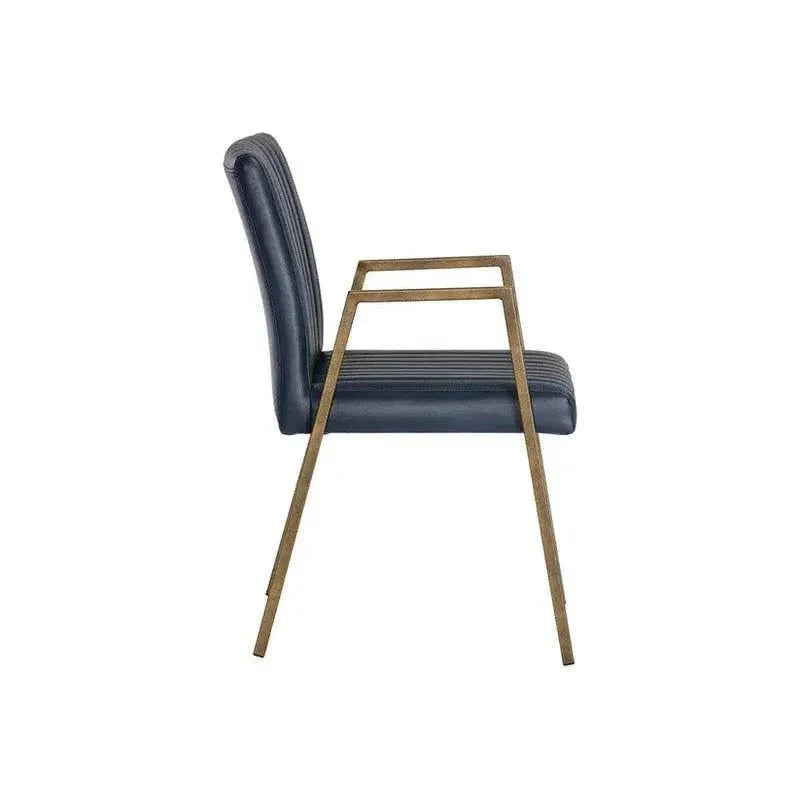 SUNPAN Homer Leather Dining Armchair