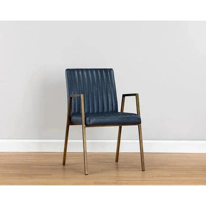 SUNPAN Homer Leather Dining Armchair