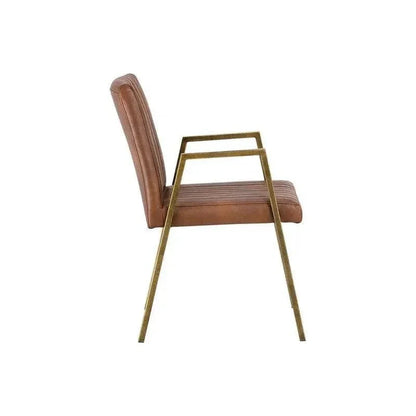 SUNPAN Homer Leather Dining Armchair