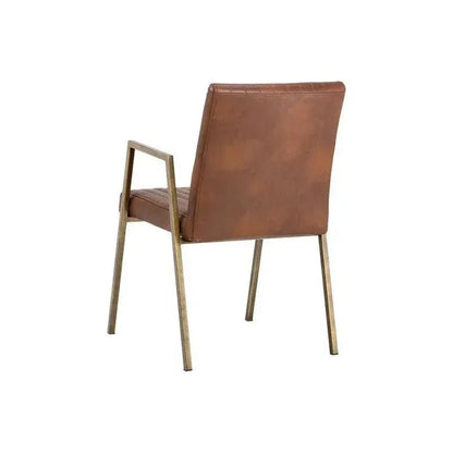 SUNPAN Homer Leather Dining Armchair