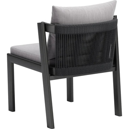 Zuo Modern Horizon Aluminum Gray Dining Chair 2PC