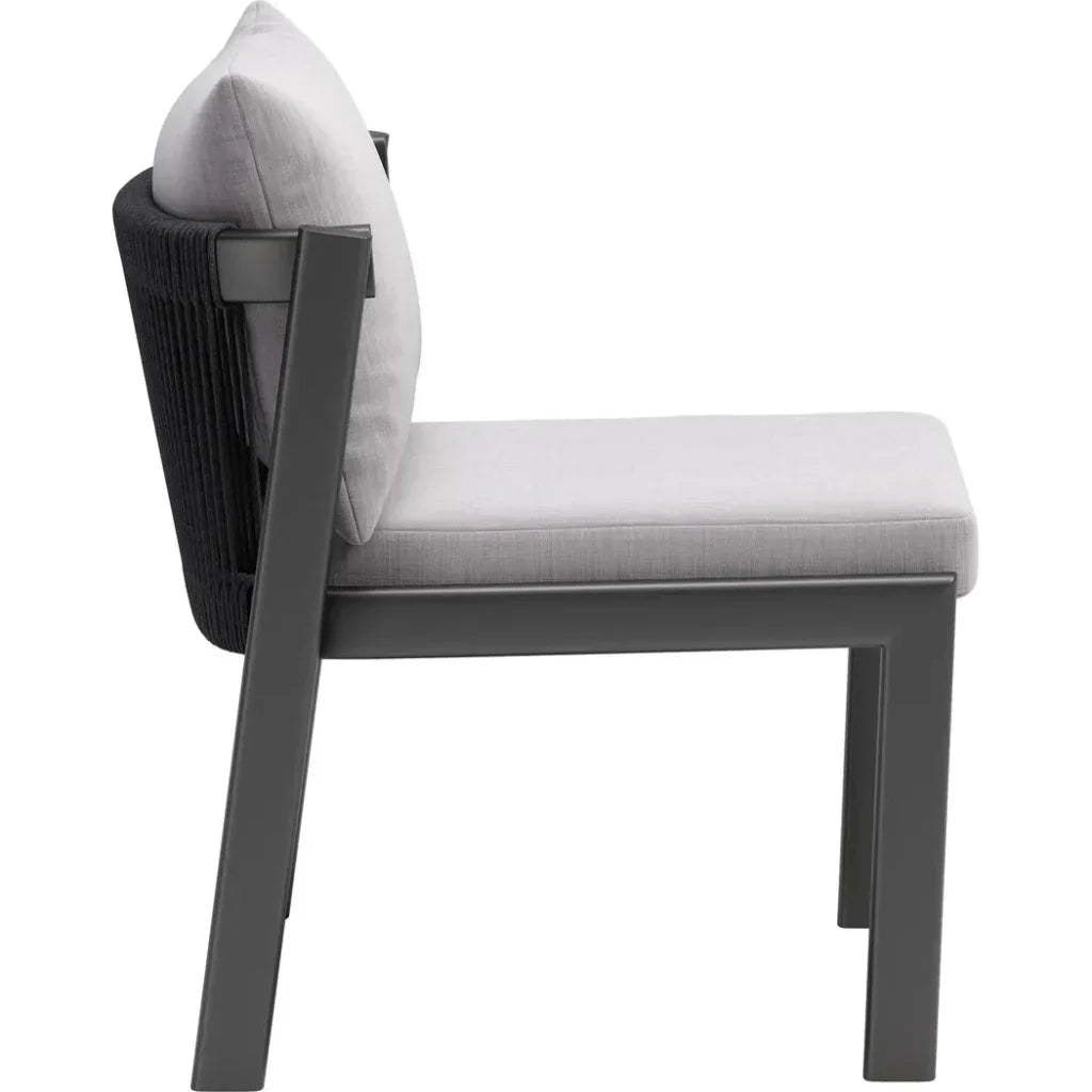 Zuo Modern Horizon Aluminum Gray Dining Chair 2PC