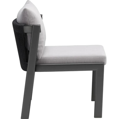 Zuo Modern Horizon Aluminum Gray Dining Chair 2PC