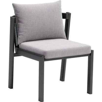 Zuo Modern Horizon Aluminum Gray Dining Chair 2PC