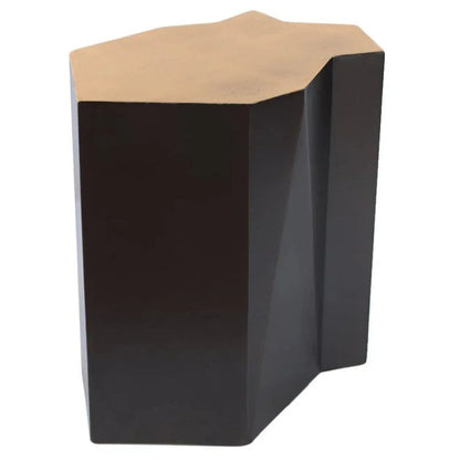 Hudson Wooden Geometric Side Table