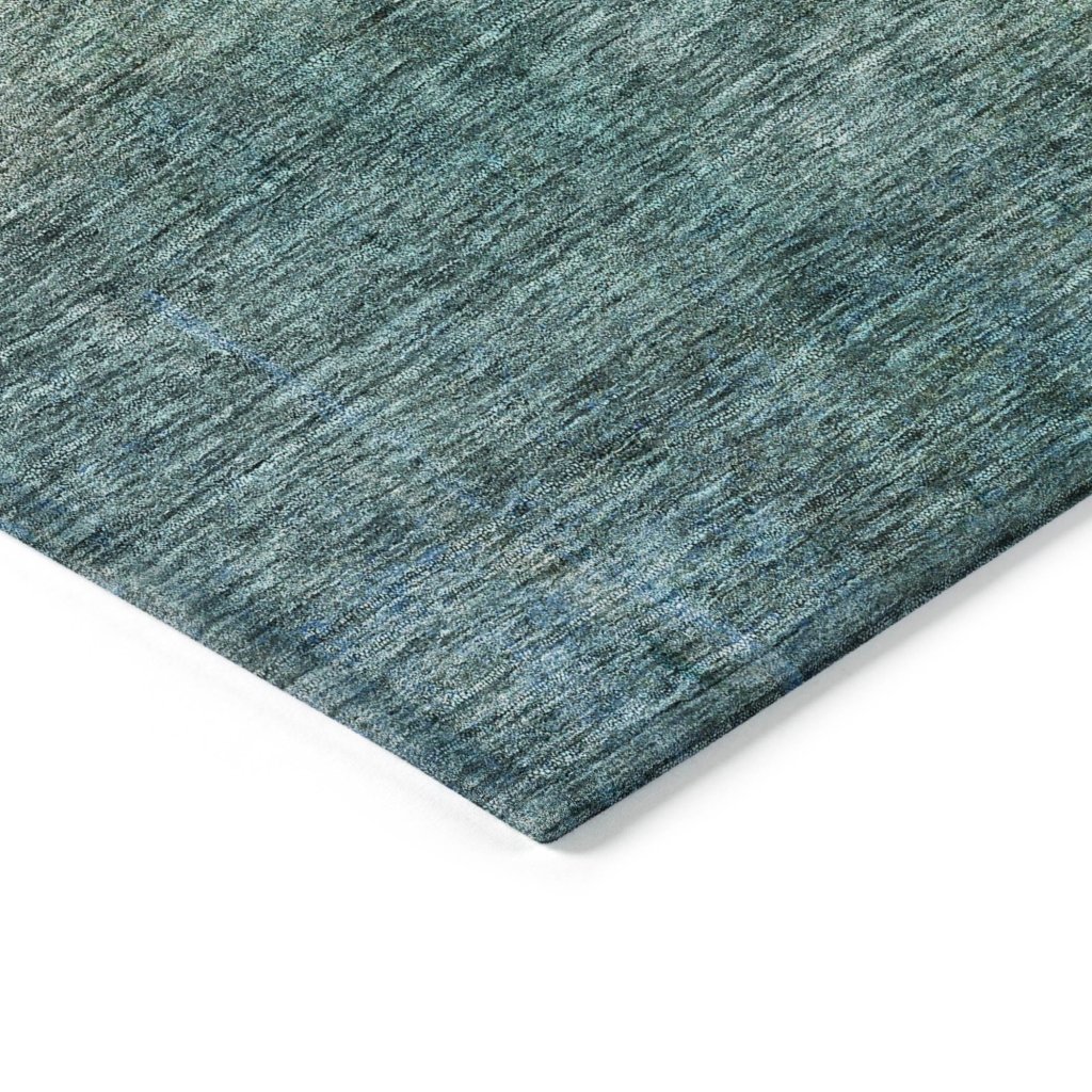 LOOMLAN Rugs Hue Blue Washable Indoor-Outdoor Rug