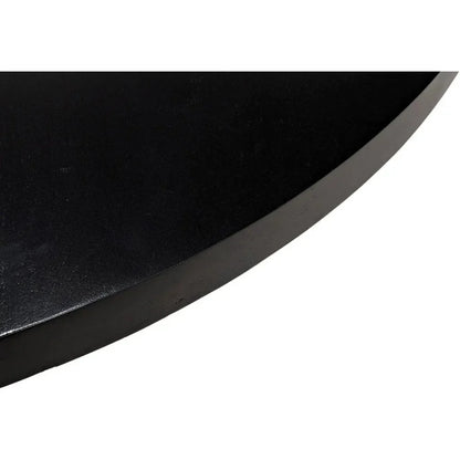 Noir Hugo Round Wooden Dining Table