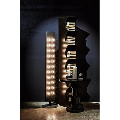Noir Hugo Round Wood Side Table