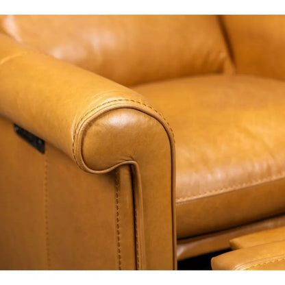 Hurley Leather Comfort Recliner - LOOMLAN - Olivia + Quinn - Club Chairs