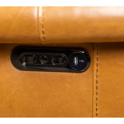 Hurley Leather Comfort Recliner - LOOMLAN - Olivia + Quinn - Club Chairs