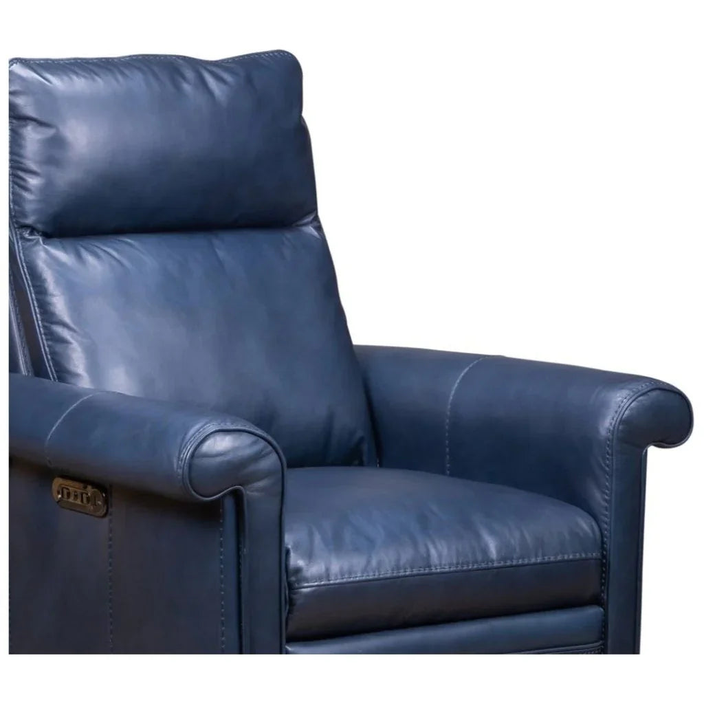 Hurley Leather Comfort Recliner - LOOMLAN - Olivia + Quinn - Club Chairs