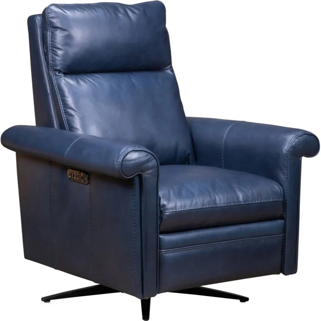 Hurley Leather Comfort Recliner - LOOMLAN - Olivia + Quinn - Club Chairs