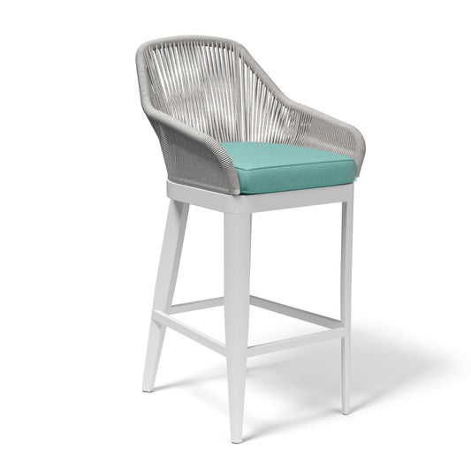 Miami Sunbrella Upholstered Stylish Weatherproof Outdoor Bar Stool