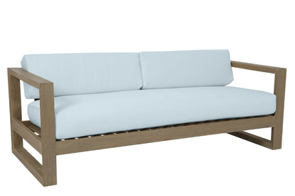 Coastal Teak Sunbrella Upholstered Outdoor Sofa