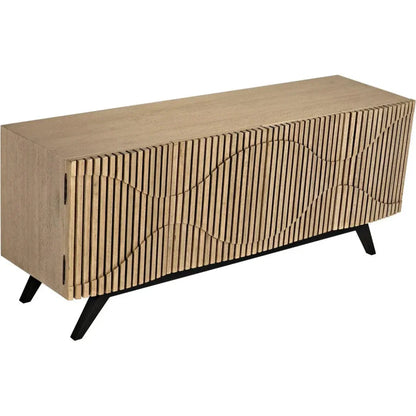 Noir Illusion Four Doors Wooden Sideboard