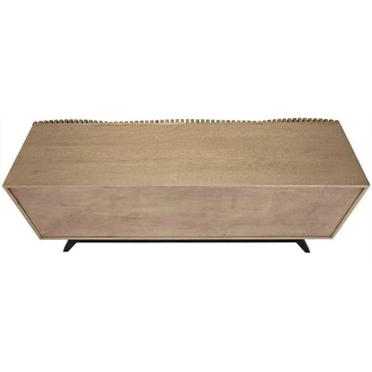 Noir Illusion Four Doors Wooden Sideboard