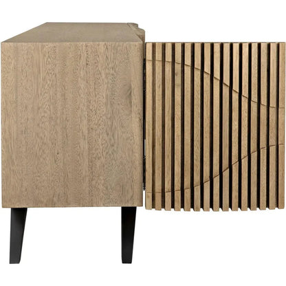 Noir Illusion Four Doors Wooden Sideboard