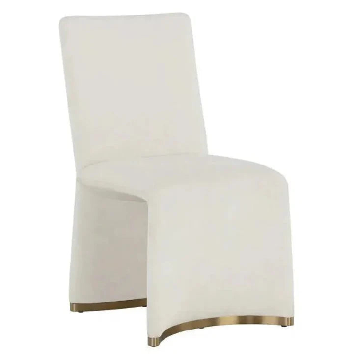 SUNPAN Iluka Fabric Armless Dining Chair 2PC