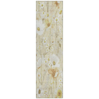 LOOMLAN Rugs Ilunara Gold Washable Indoor-Outdoor Rug