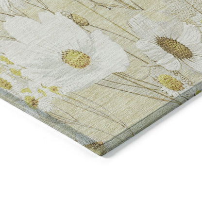 LOOMLAN Rugs Ilunara Gold Washable Indoor-Outdoor Rug