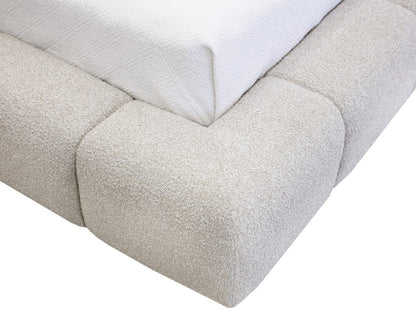 SUNPAN Olena Beige Fabric Queen Bed