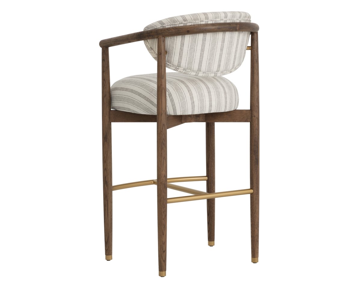 SUNPAN Sigrid Soft Fabric Barstool