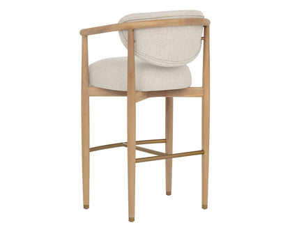 SUNPAN Sigrid Soft Fabric Barstool