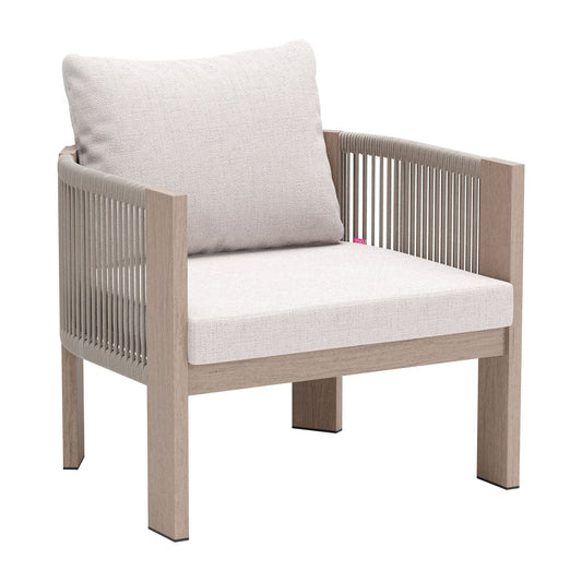 Zuo Modern Rebel Beige Accent Arm Chair