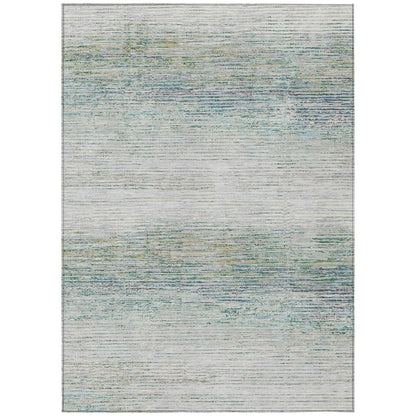 LOOMLAN Rugs Inari Ivory Washable Indoor-Outdoor Rug