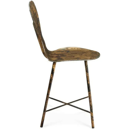 Industrial Black Iron McCallan Metal Dining Chair - LOOMLAN - Jamie Young - Dining Chairs