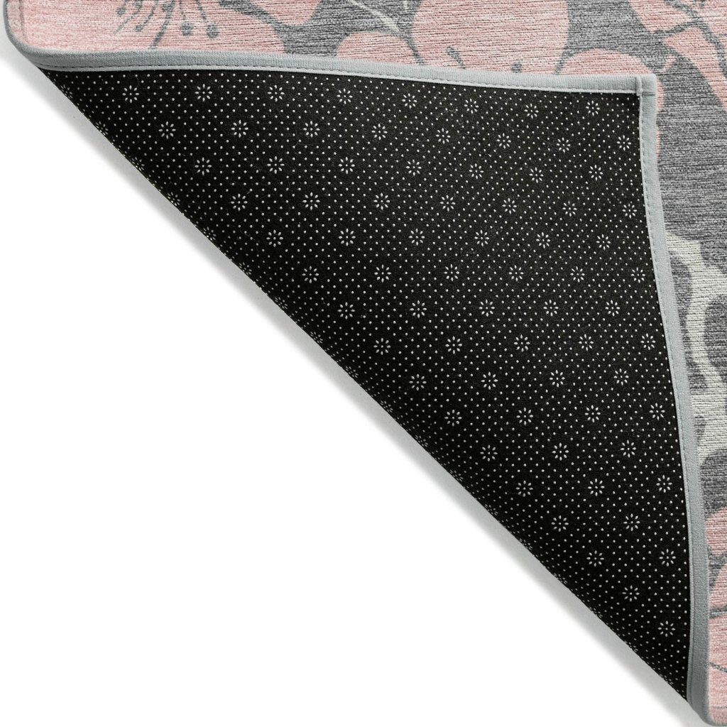LOOMLAN Rugs Inoa Gray Washable Indoor-Outdoor Rug