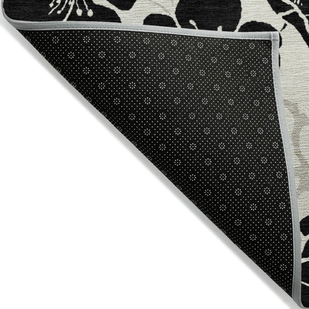 LOOMLAN Rugs Inoa Ivory Washable Indoor-Outdoor Rug